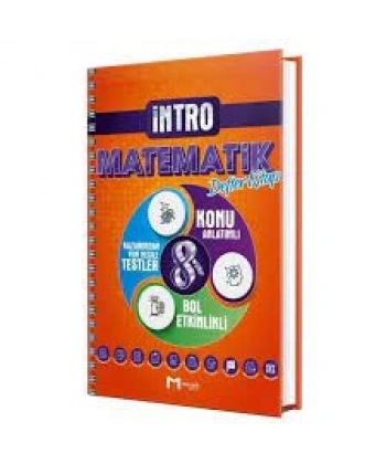 8. Sınıf Matematik İntro Konu Anlatımlı Defter Kitap