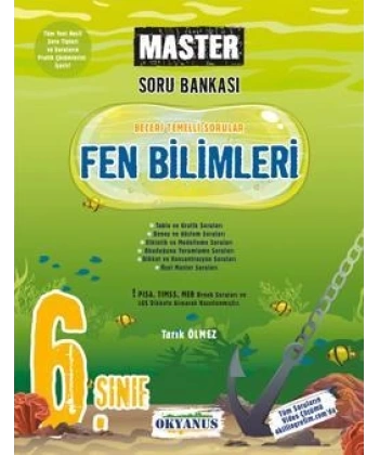 6. Sınıf Master Fen Bilimleri Soru Bankası