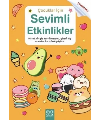 Çocuklar İçin Sevimli Etkinlikler (Çıkartmalı)