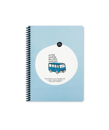 Hisli Şeyler A4 80Yp.Çiz.Spr.Stickerli Def. Üstüme Gelmeyin Ben Zaten Dolmuşum