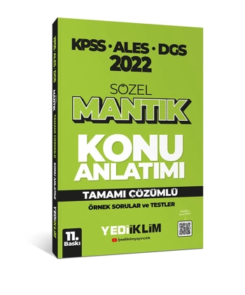 KPSS ALES DGS Sözel Mantık Konu Anlatımı
