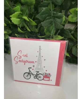 Seni Seviyorum Hediye Kartı-fark