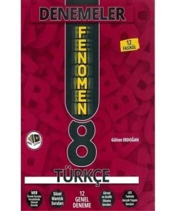 8. Sınıf 1.Dönem Türkçe Fenomen 7 li Deneme