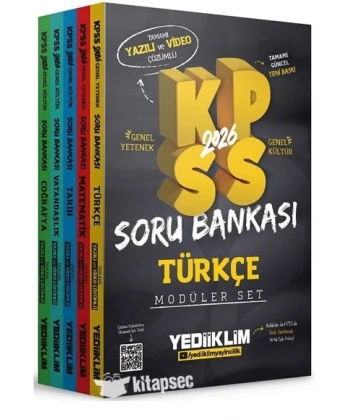 2026 KPSS Genel Yetenek Genel Kültür Hem Yazılı Hem Video Çözümlü Soru Bankası Modüler Set
