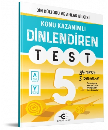 5.Sınıf Din Kültürü ve Ahlak Bilgisi Konu Kaznımlı Dinlendiren Test