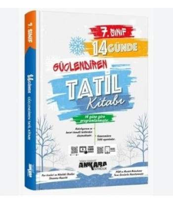 7.Sinif Güçlendiren 14 Günde Tatil Kitabı
