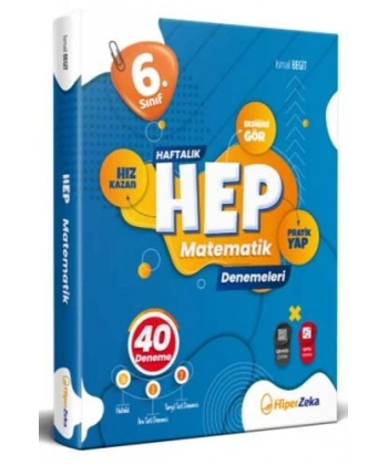Hiper 6 Hep Matematik Haftalık Deneme Fasikülleri