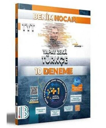 Benim Hocam Yayınları Tyt Yapay Zeka Türkçe 10 Deneme