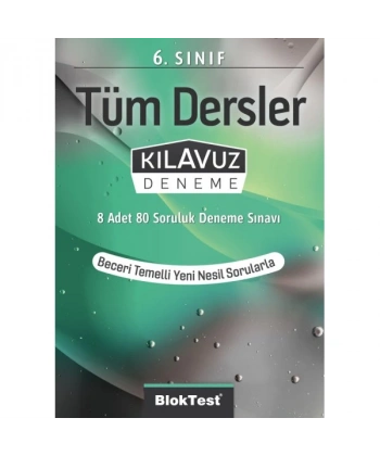 6.Sınıf Tüm Dersler Kılavuz Deneme