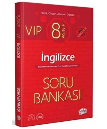 8. Sınıf VIP İngilizce Soru Bankası
