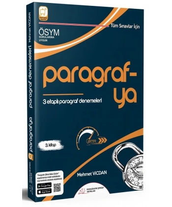 Tüm Sınavlar İçin Paragrafya 3 Etaplı Paragraf Denemeleri