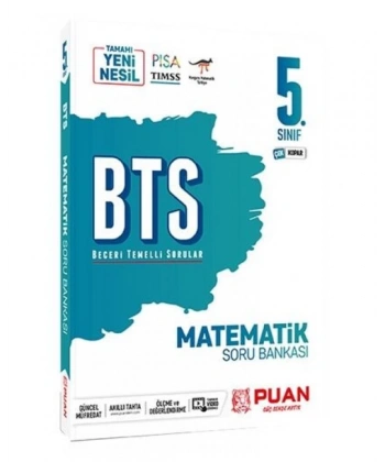 5. Sınıf Matematik BTS Beceri Temelli Soru Bankası Puan Yayınları
