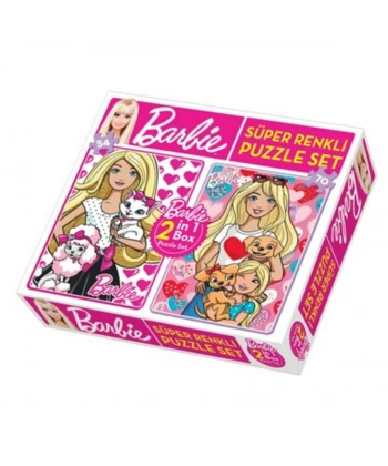 Barbie 2 İn 1 Puzzle Seti