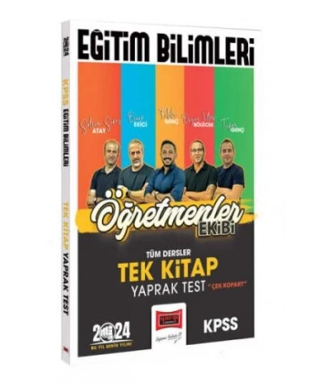 Kpss Eğitim Bilimleri Yaprak Test Öğreten Ekip 2024