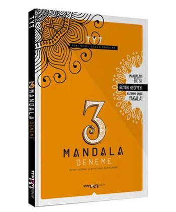 2025 TYT 3 Deneme ÖSYM Tarzı 3 Mandala Hediyeli (Ciltli)