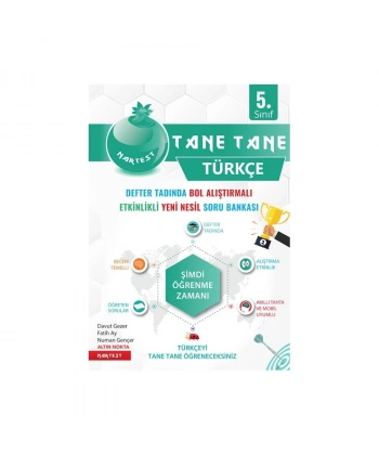 5. Sınıf Yeşil Defter Tadında Tane Tane Türkçe