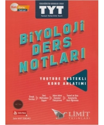 Limit Yayınları Tyt Biyoloji Ders 
Notları