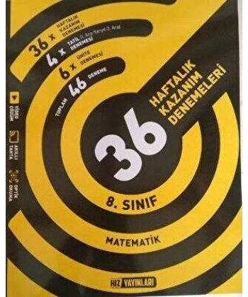 Hiz 8 Matematik Haftalık Deneme