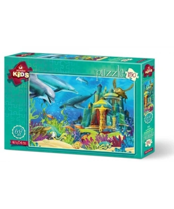 Su Altı Kalesi 34x48 cm 150 Parça Puzzle