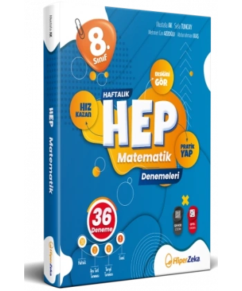 Hiper 8 Hep Matematik Haftalık Deneme Föyleri