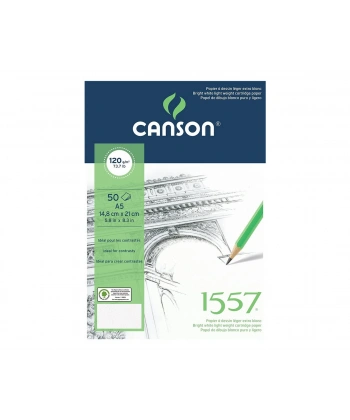 Canson 1557 Eskiz Çizim Defteri (A5) 120gr 40 Sayfa