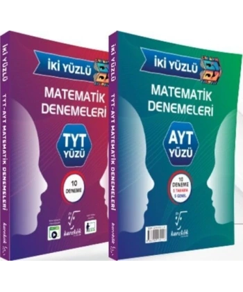 İki Yüzlü Tyt Ayt Matematik Denemeleri