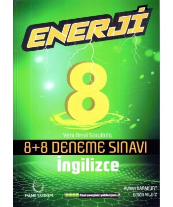 8. Sınıf LGS İngilizce Enerji 8+8 Deneme Sınavı