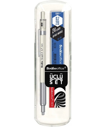 Scrickss Office Üçlü Set Krem 0.7 Min Beyaz