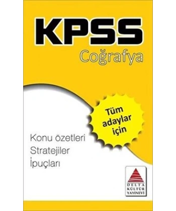 KPSS Coğrafya Strateji Kartları