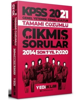 2021 KPSS GY - GK Tamamı Çözümlü Son 7 Yıl Çıkmış Sorular