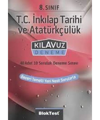 8. Sınıf T.C. İnkılap Tarihi ve Atatürkçülük Kılavuz Deneme