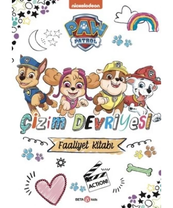 Paw Patrol Çizim Devriyesi Boyama Kitabı