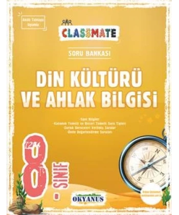 Classmate Soru Bankası 8. Sınıf Din Kültürü Ve Ahlak Bilgisi
