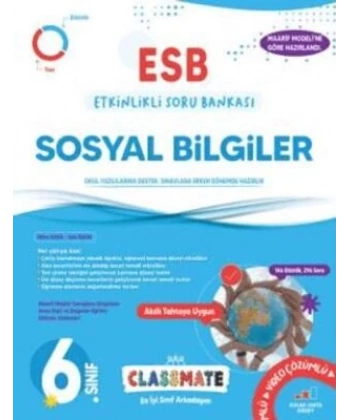 Okyanus Yayınları 6. Sınıf Sosyal Bilgiler Classmate Soru Bankası