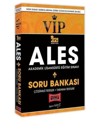 2021 ALES VIP Tamamı Çözümlü Soru Bankası