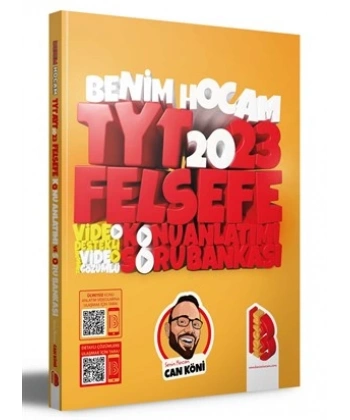 2023 TYT Felsefe Video Destekli Konu Anlatımlı Soru Bankası Benim Hocam Yayınları