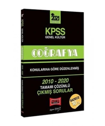 2021 KPSS Coğrafya Konularına Göre Düzenlenmiş Tamamı Çözümlü Çıkmış Sorular