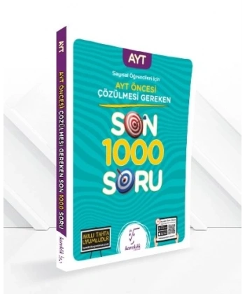 AYT Öncesi Çözülmesi Gereken Son 1000 Soru Sayısal