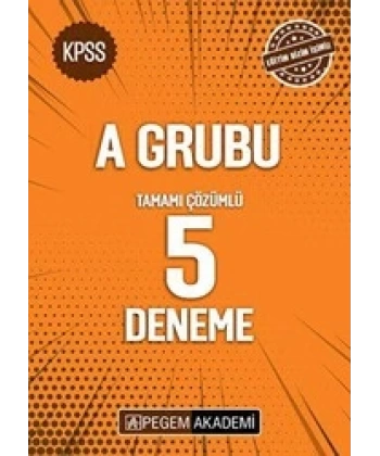 KPSS A Grubu Tamamı Çözümlü 5 Deneme