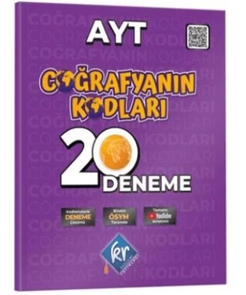 Coğrafyanın Kodları AYT Coğrafya Çözümlü 20 Deneme