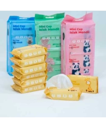 Mini Cep Islak Mendil 8 Li Paket