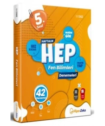 Hiper 5 Hep Fen Bilimleri Haftalık Deneme Föyleri