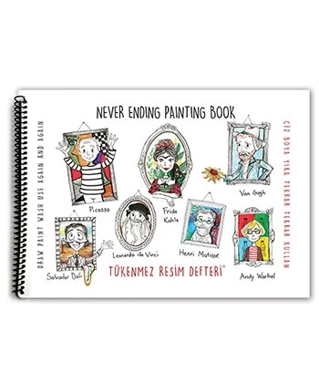 Funny Mat Tükenmez Resim Defteri 3