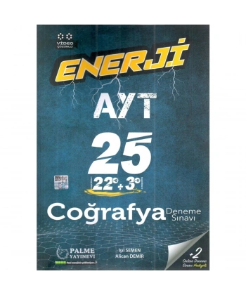 2022 AYT Coğrafya Enerji 25 Deneme Sınavı Video Çözümlü
