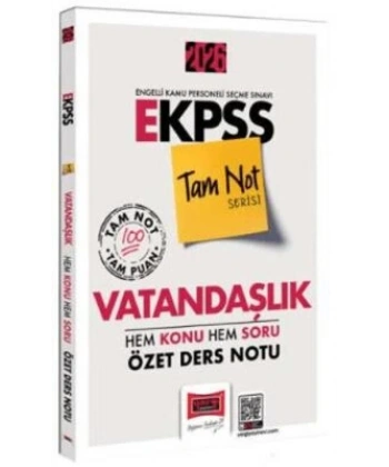 2026 E KPSS Tam Not Serisi Vatandaşlık Hem Konu Hem Soru Özet Ders Notu