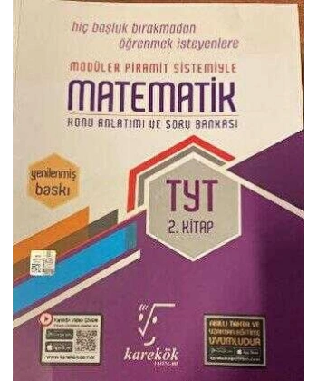 TYT Matematik Konu Anlatımı ve Soru Bankası 2. Kitap