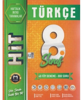 8. Sınıf Türkçe HİT 40 Deneme