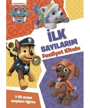 Paw Patrol İlk Sayılarım Faaliyet Kitabı
