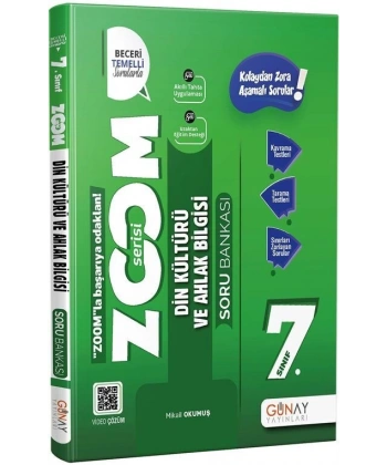 7. Sınıf Din Kültürü ve Ahlak Bilgisi Yeni Zoom Soru Bankası