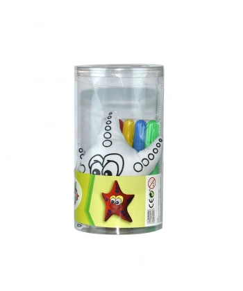 Pufidik Dostlar 4 Adet Keçeli Kalemli